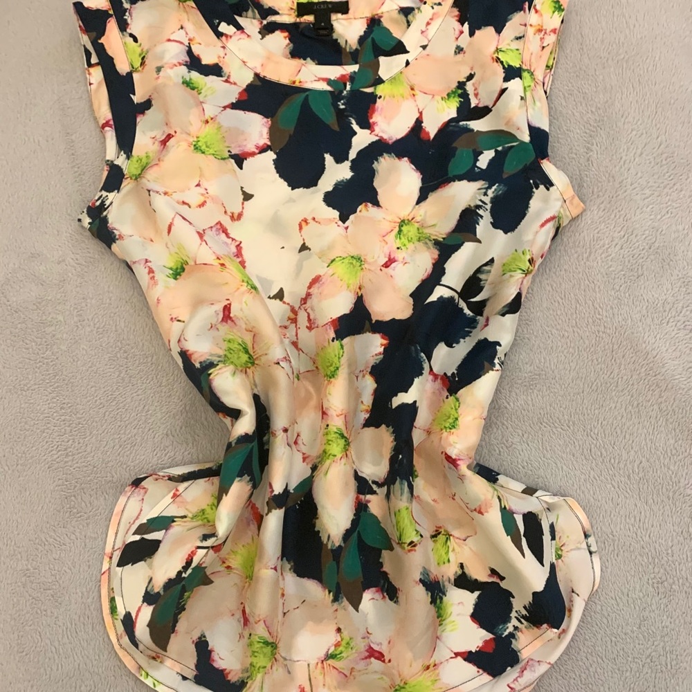 J Crew Silk top (Sz 4)